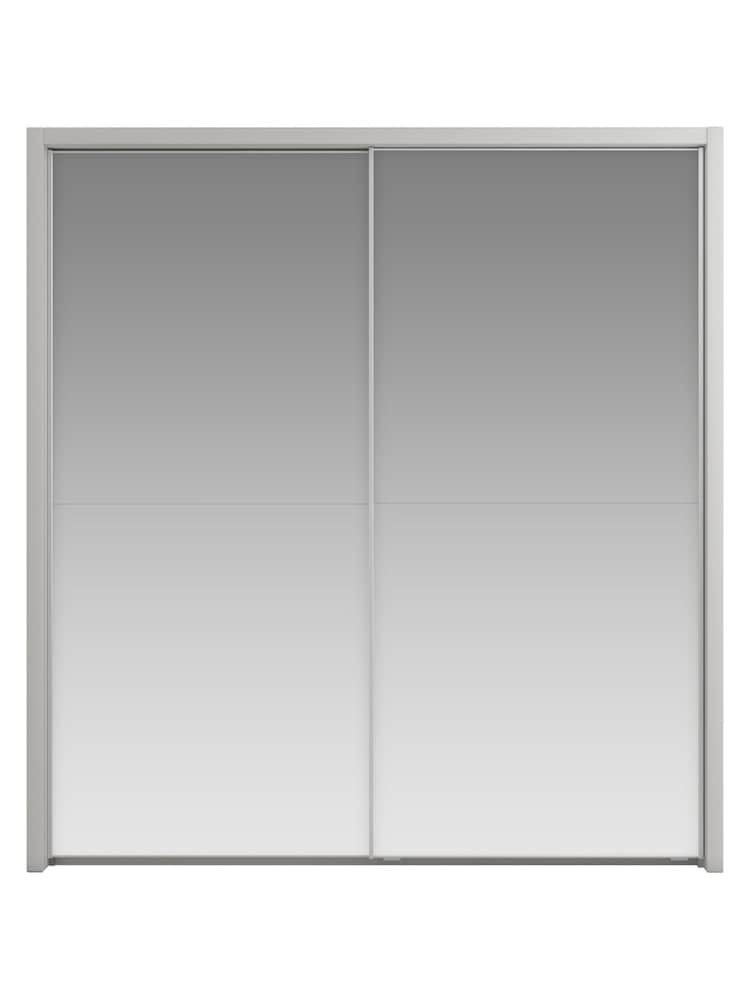 Wiemann Grey Peyton Mirror Sliding 2.6m Sliding Semi Fitted Wardrobe - Image 6 of 6