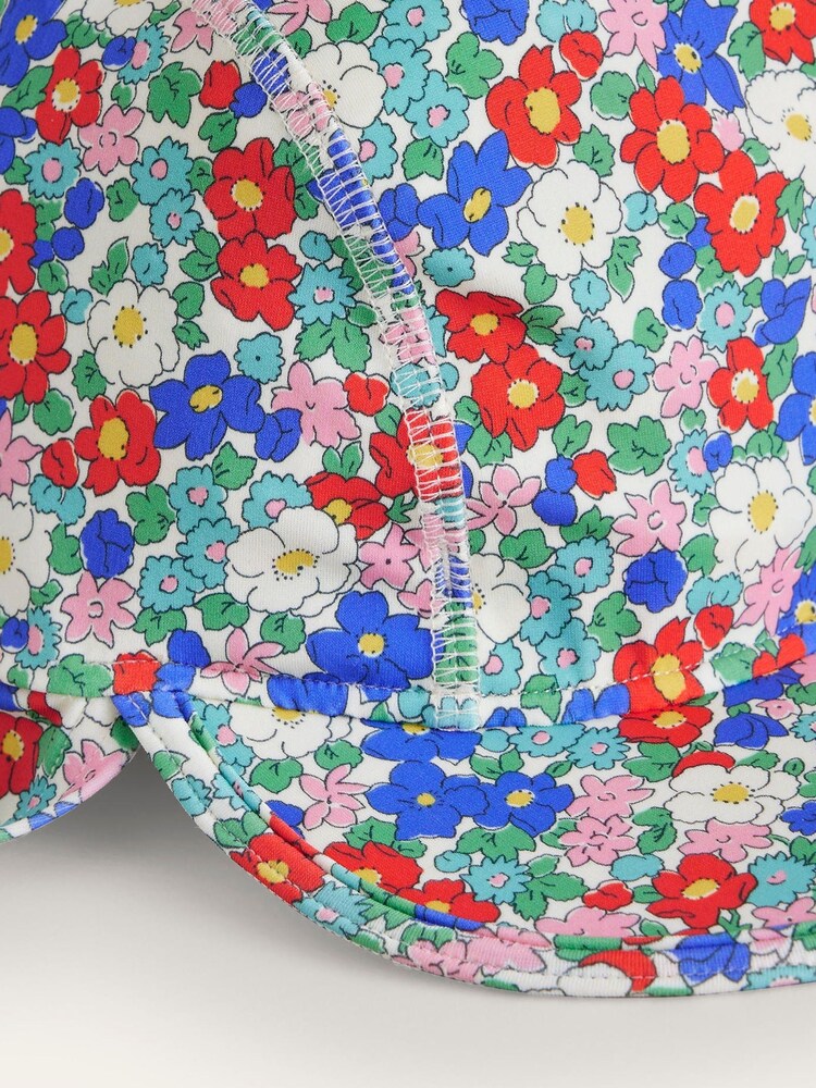 Boden Blue Printed Sun-Safe Swim Hat - Image 3 of 3