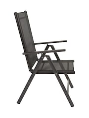 Regatta Black Varna Reclining Chair - Image 4 of 6