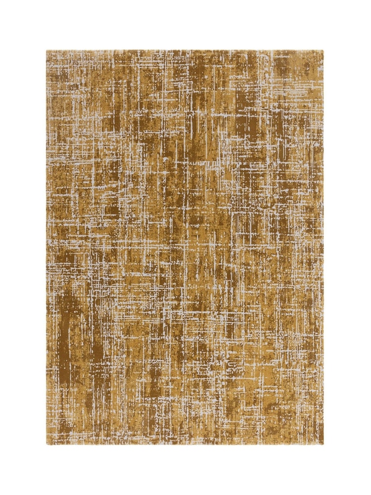 Asiatic Rugs Gold Kuza Abstract Rug - Image 2 of 4 Asiatic Rugs Gold Kuza Abstract Rug - Image 2 of 4