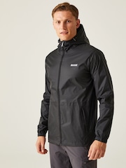 Negro - Regatta Mens Waterproof Pack It Jacket III - Imagen 1 de 10