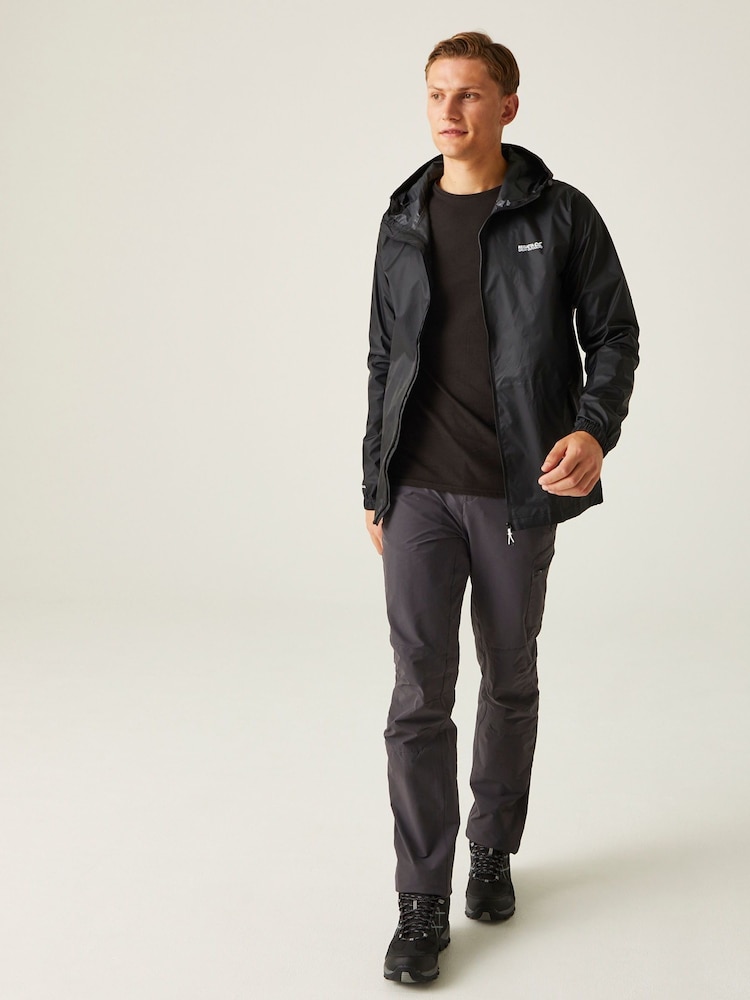 Чорний - Regatta Mens Waterproof набір It куртка III - Image 3 of 10