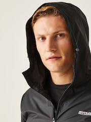 Negro - Regatta Mens Waterproof Pack It Jacket III - Imagen 4 de 10