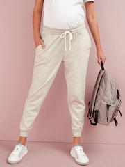 Grey Marl Maternity Sweat Joggers - Image 1 of 6