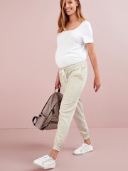 Grey Marl Maternity Sweat Joggers - Image 3 of 6