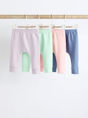 Pastelltöne/Uni - Baby-Leggings im 4er-Pack - Bild 1 von 7