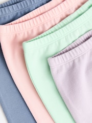 Pastelltöne/Uni - Baby-Leggings im 4er-Pack - Bild 5 von 7