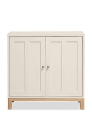 Cream Malvern Oak Effect Slim Sideboard - Image 9 of 9