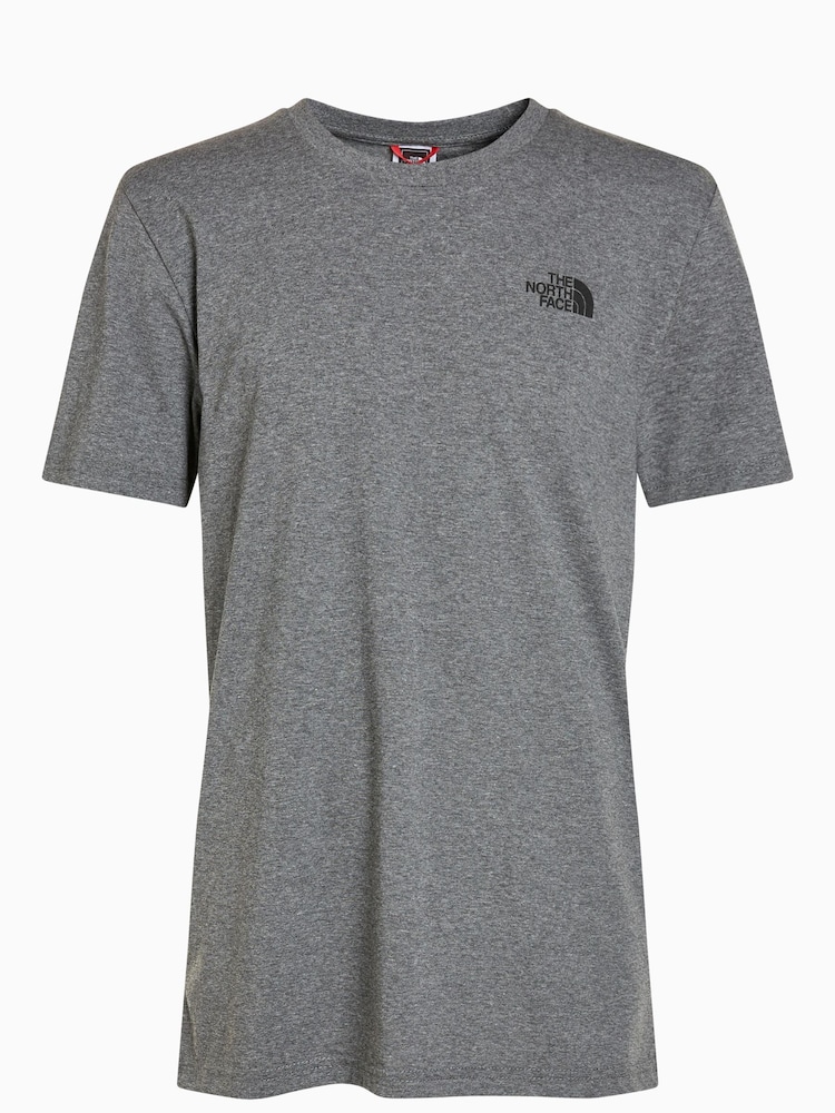 The North Face Grey Simple Dome Short Sleeve T-Shirt - Image 4 of 4