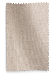 Natural Linen Look Lined Eyelet Curtains - Image 6 of 7