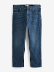 Blue Mid Single Straight Fit Classic Stretch Jeans - Image 6 of 9