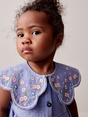 Blue Cotton Summer Dress (3mths-7yrs) - Image 5 of 7