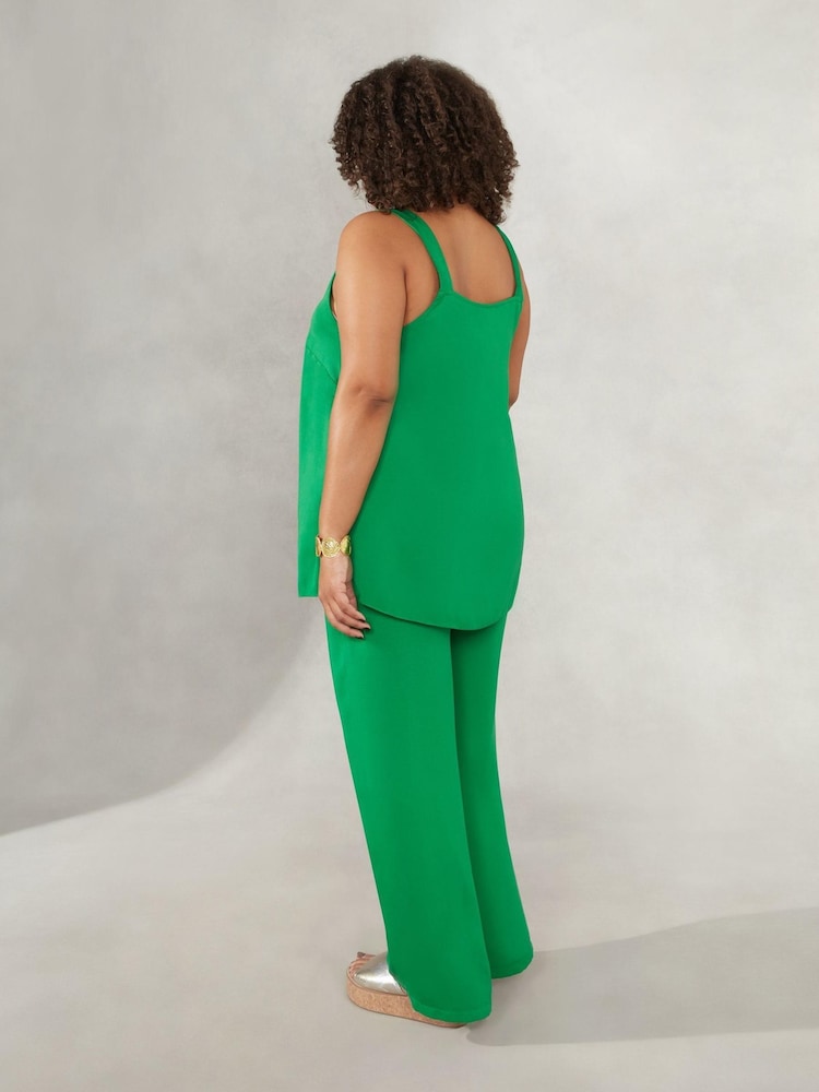 Live Unlimited Curve Green Wide Leg Trousers - Image 2 of 7