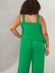 Live Unlimited Curve Green Wide Leg Trousers - Image 6 of 7