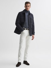 Azul marino - Chaqueta guerrera de inspiración militar Ellis de Reiss - Imagen 3 de 5