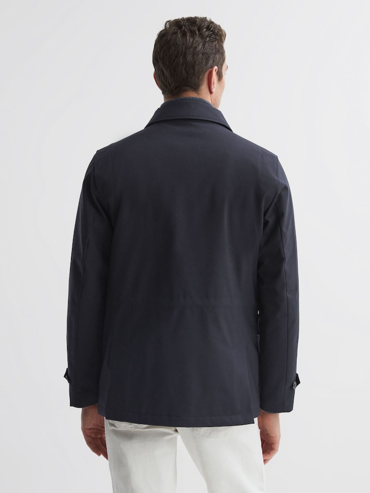 Azul marino - Chaqueta guerrera de inspiración militar Ellis de Reiss - Imagen 5 de 5