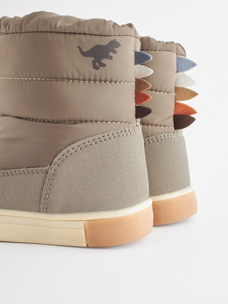 Stone Thermal Thinsulate™ Lined Quilted Water Resistant Boots - Image 6 of 6 Stone Thermal Thinsulate™ Lined Quilted Water Resistant Boots - Image 6 of 6