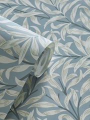 Clarke & Clarke William Morris Designs Dove Grey Willow Boughs 10.05M Wallpaper - Image 2 of 2