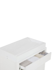 Gaia Baby Natural Ash  White Eos Cot & Dresser 2 Piece Nursery Furniture Set - Image 4 of 4