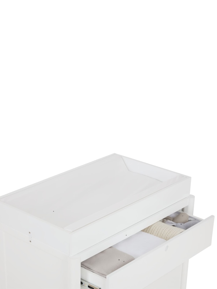 Gaia Baby Natural Ash  White Eos Cot & Dresser 2 Piece Nursery Furniture Set - Image 4 of 4