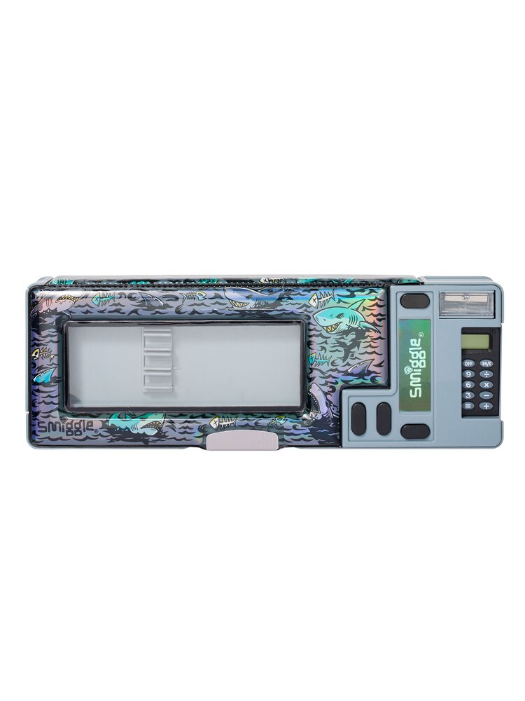 Smiggle Grey Wild Side Pop Out Pencil Case - Image 1 of 5