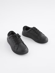 Schwarz - Schnürschuhe für die Schule - Bild 1 von 11