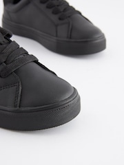 Schwarz - Schnürschuhe für die Schule - Bild 4 von 11