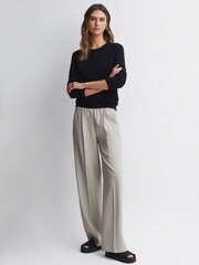 Reiss Black Clarks Originals Suede Crepe Sandals - Image 2 of 5