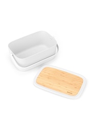 Brabantia Light Grey Nic Bread Bin - Image 4 of 6