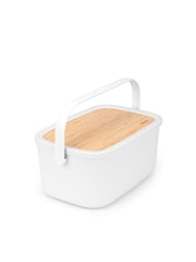 Brabantia Light Grey Nic Bread Bin - Image 5 of 6