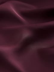 Laura Ashley Burgundy Red Satin Lace Robe - Image 6 of 7