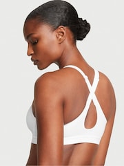 Victoria's Secret White Lightweight Mesh Medium Support Sports Bra - Image 2 of 4
