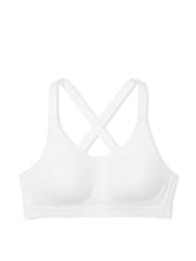 Victoria's Secret White Lightweight Mesh Medium Support Sports Bra - Image 4 of 4