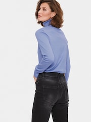 Saint Tropez Blue Mila Rollneck Long Sleeve Pullover - Image 2 of 3