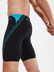 Черные/синие - Мужские шорты для плавания Speedo Hyperboom Jammer - Изображение 5 из 9
