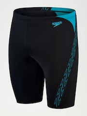 Черные/синие - Мужские шорты для плавания Speedo Hyperboom Jammer - Изображение 6 из 9