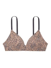 Victoria's Secret PINK Brown Leopard Non Wired Push Up Bra - Image 3 of 3