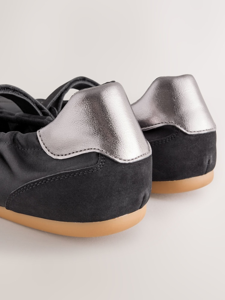 Black Forever Comfort® Sneakerina Flats - Image 12 of 12
