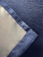 Enhanced Living Navy Blue Vogue Ready Made Thermal Blackout Eyelet Curtains - Image 4 of 4