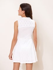 Lipsy White Jersey Broderie Shirt Dress (5-16yrs) - Image 5 of 5