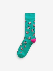 Bright Dogs Fun Pattern Socks 8 Pack - Image 4 of 9