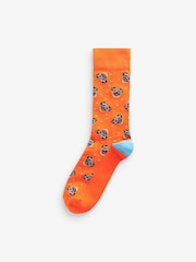 Bright Dogs Fun Pattern Socks 8 Pack - Image 5 of 9