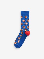 Bright Dogs Fun Pattern Socks 8 Pack - Image 6 of 9