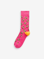 Bright Dogs Fun Pattern Socks 8 Pack - Image 8 of 9