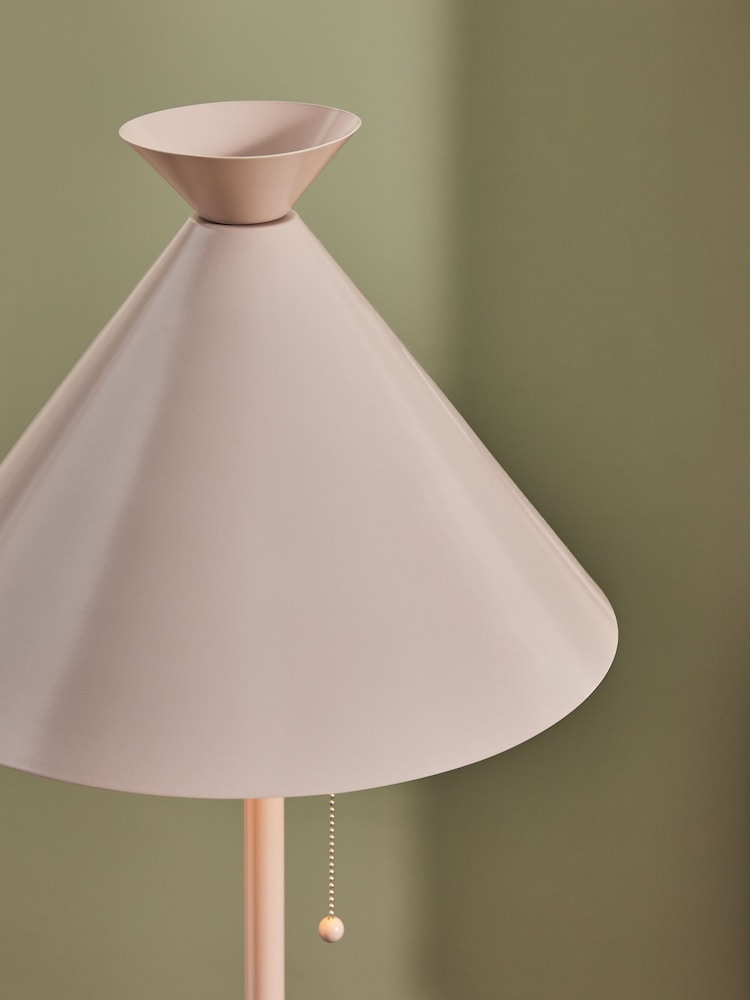 MADE.COM Natural Taupe Gunner Floor Lamp - Image 2 of 3