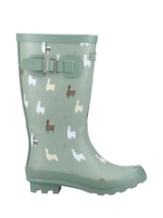 Cotswolds Green Farmyard Junior Wellington Wellies - Image 1 of 3