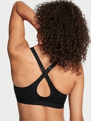 Victoria's Secret Black Lightweight Mesh Medium Support Sports Bra - Image 2 of 3