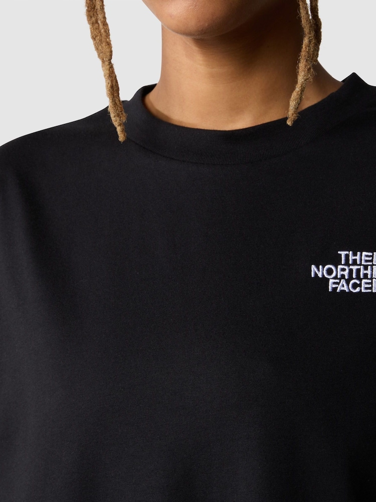 The North Face Black Oversized Simple Dome 100% Cotton T-Shirt - Image 5 of 5