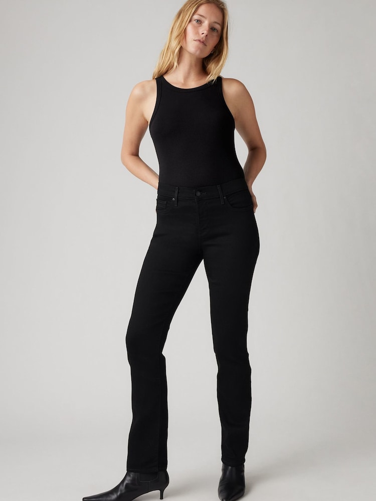 Weiches Schwarz - Levi's® Figurformende Slim 312™ Jeans - Bild 9 von 9
