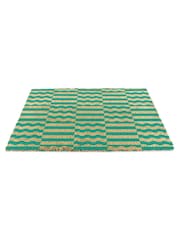 Artsy Mats Green Elizabeth Olwen Green Wave Coir Doormat - Image 11 of 13